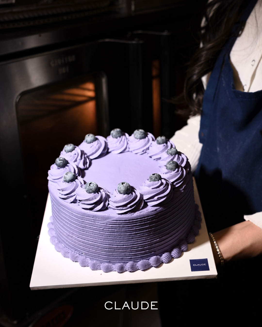 Lemon Olive Oil - Blueberry Cake 9"