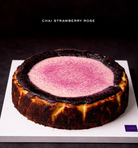 Chai Strawberry Rose Cheesecake 6"
