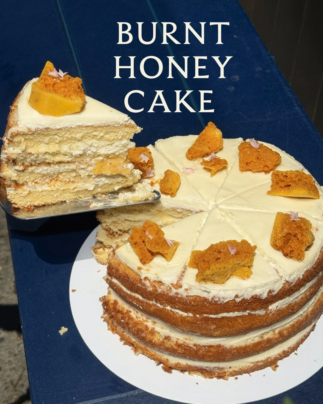 Burnt Honey Cake 9"