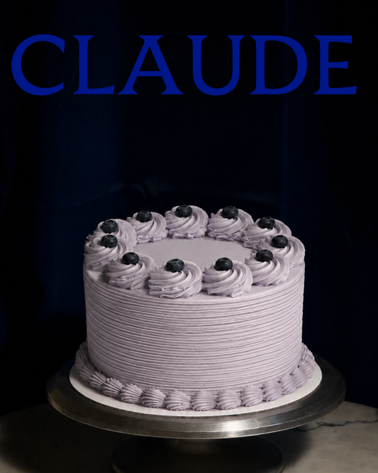 Lemon Olive Oil - Blueberry Cake 9"