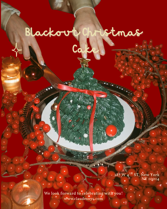 Blackout Christmas Cake