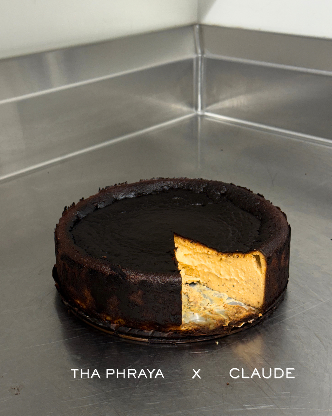 THAI TEA BASQUE CHEESECAKE