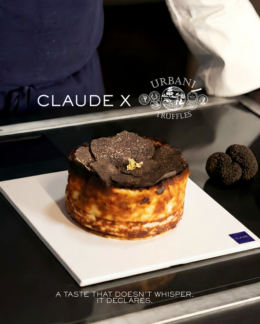 CLAUDE x Urbani's Truffle Cheesecake